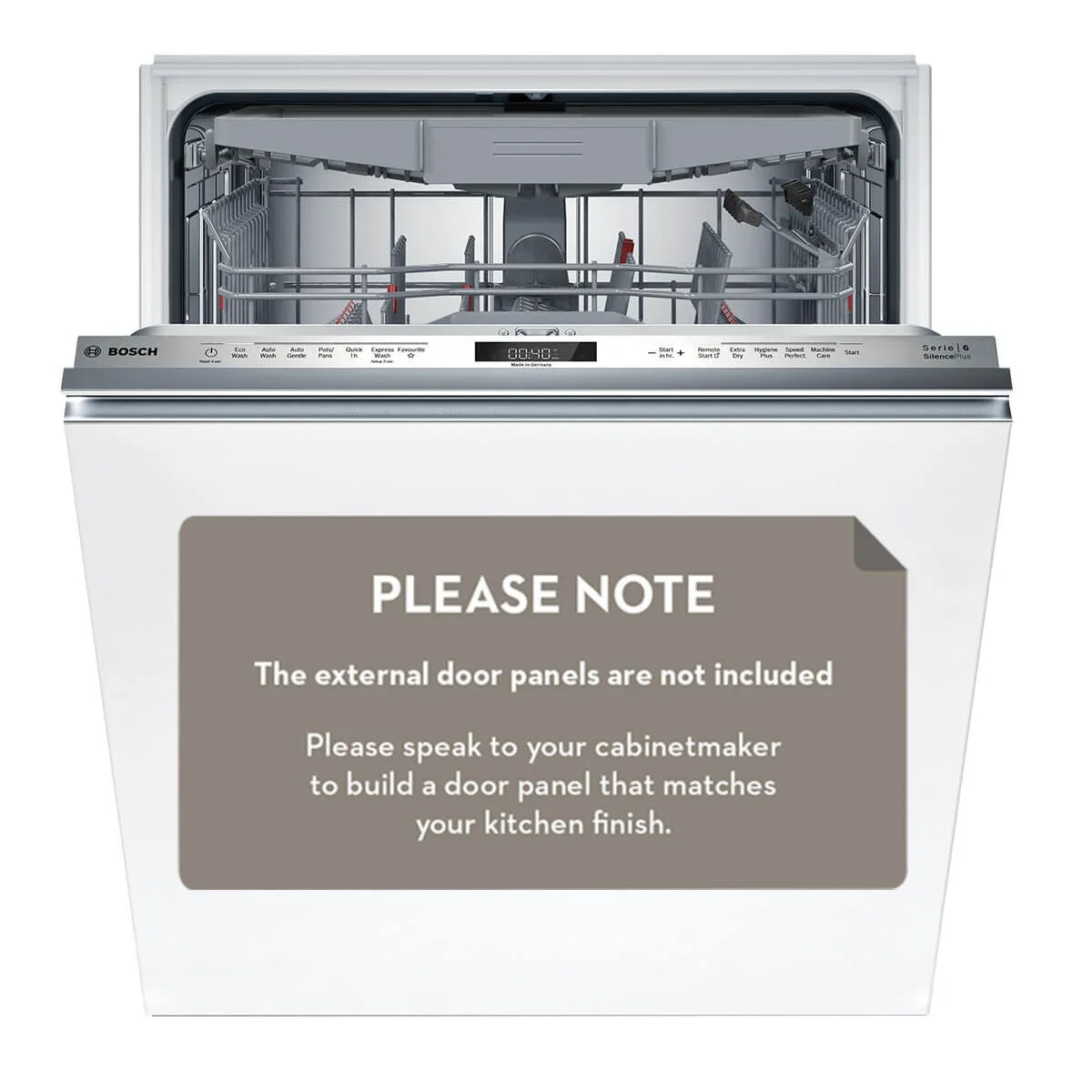 Bosch 60cm Series 6 Fully Integrated Dishwasher SMV6HCX03A