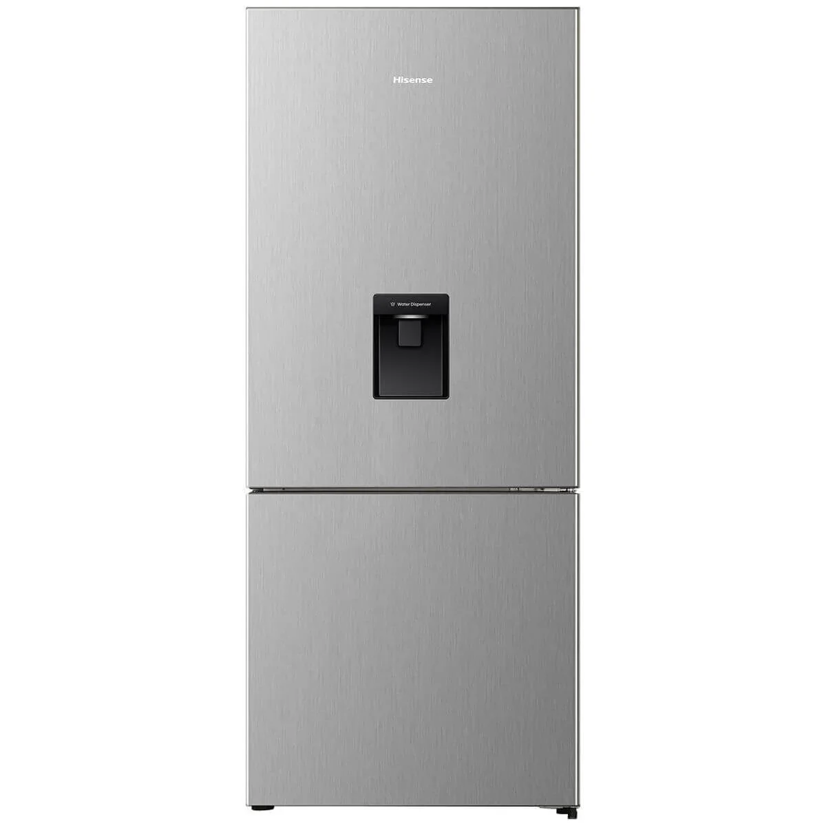 Hisense 415L Bottom Mount Fridge with Water Dispenser Stainless Steel HRBM419SW