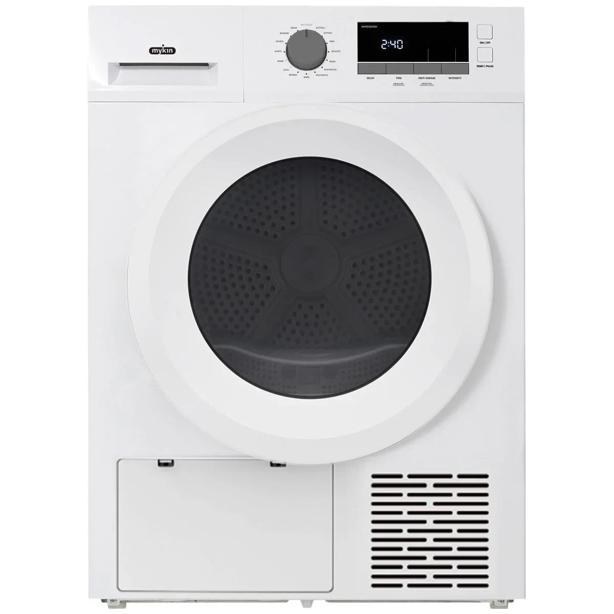 Mykin 10kg Heat Pump Dryer White MHPD1000W