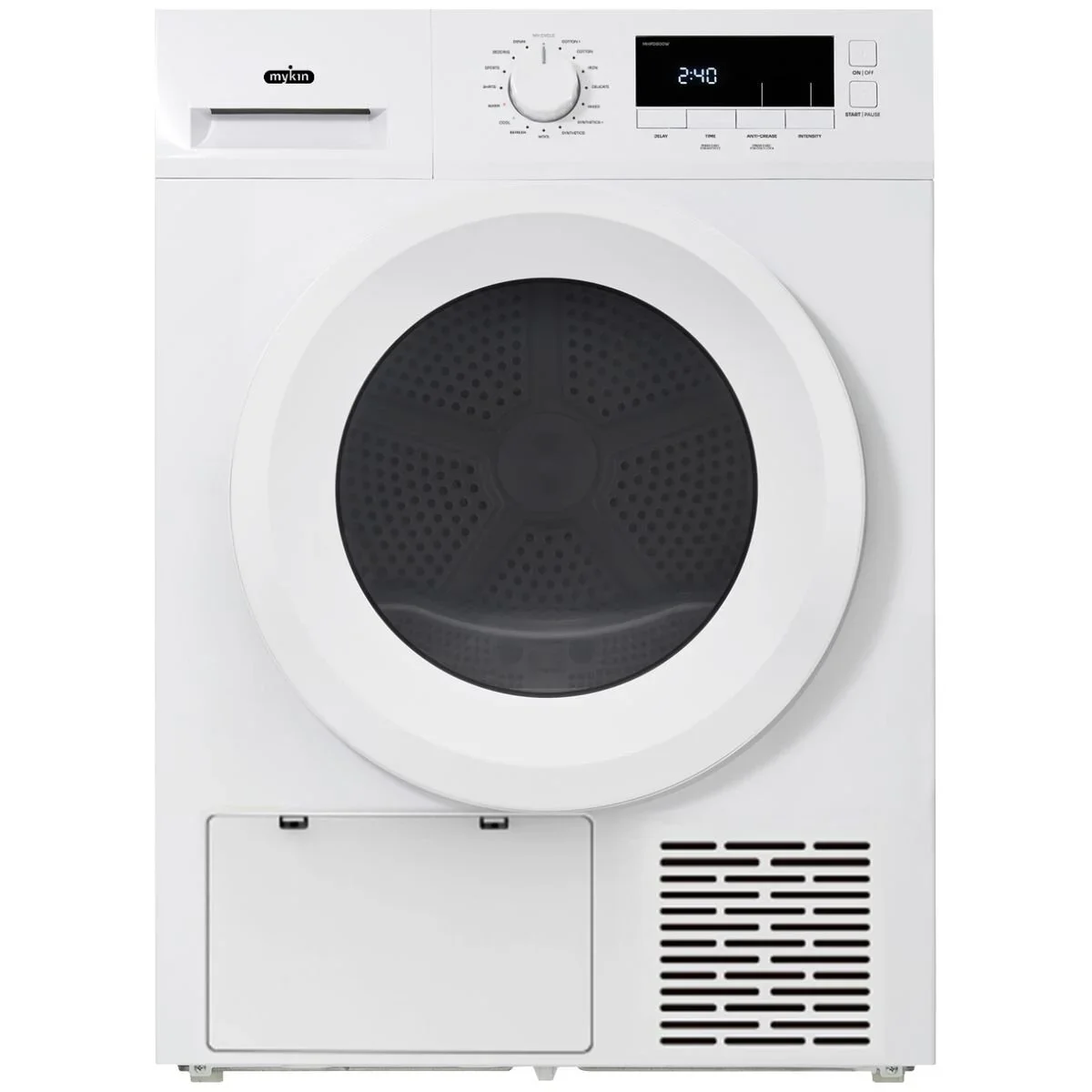 Mykin 8kg Heat Pump Dryer White MHPD800W