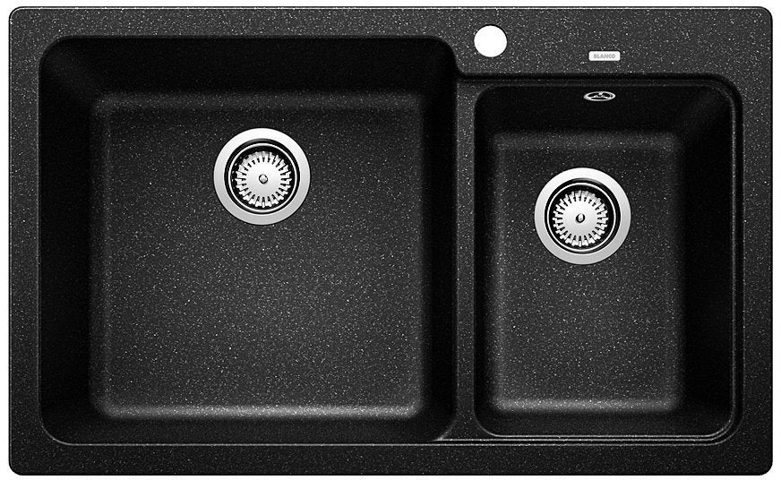 Blanco NAYA8K5 Anthracite 1 and 1/2 Bowl Sink