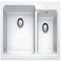 Blanco NAYA8WK5 White Inset Double Sink