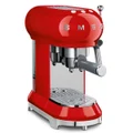 Smeg Red 50s Retro Style Espresso Coffee Machine ECF01RDAU