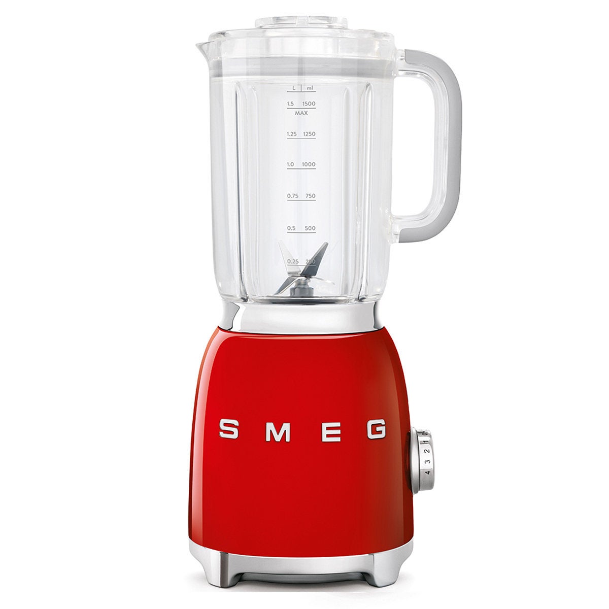 Image of Smeg 50s Retro Style Blender Red BLF01RDAU