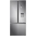 Haier 489L French Door Frost Free Fridge with Water Dispenser Satina Silver HRF520FHS