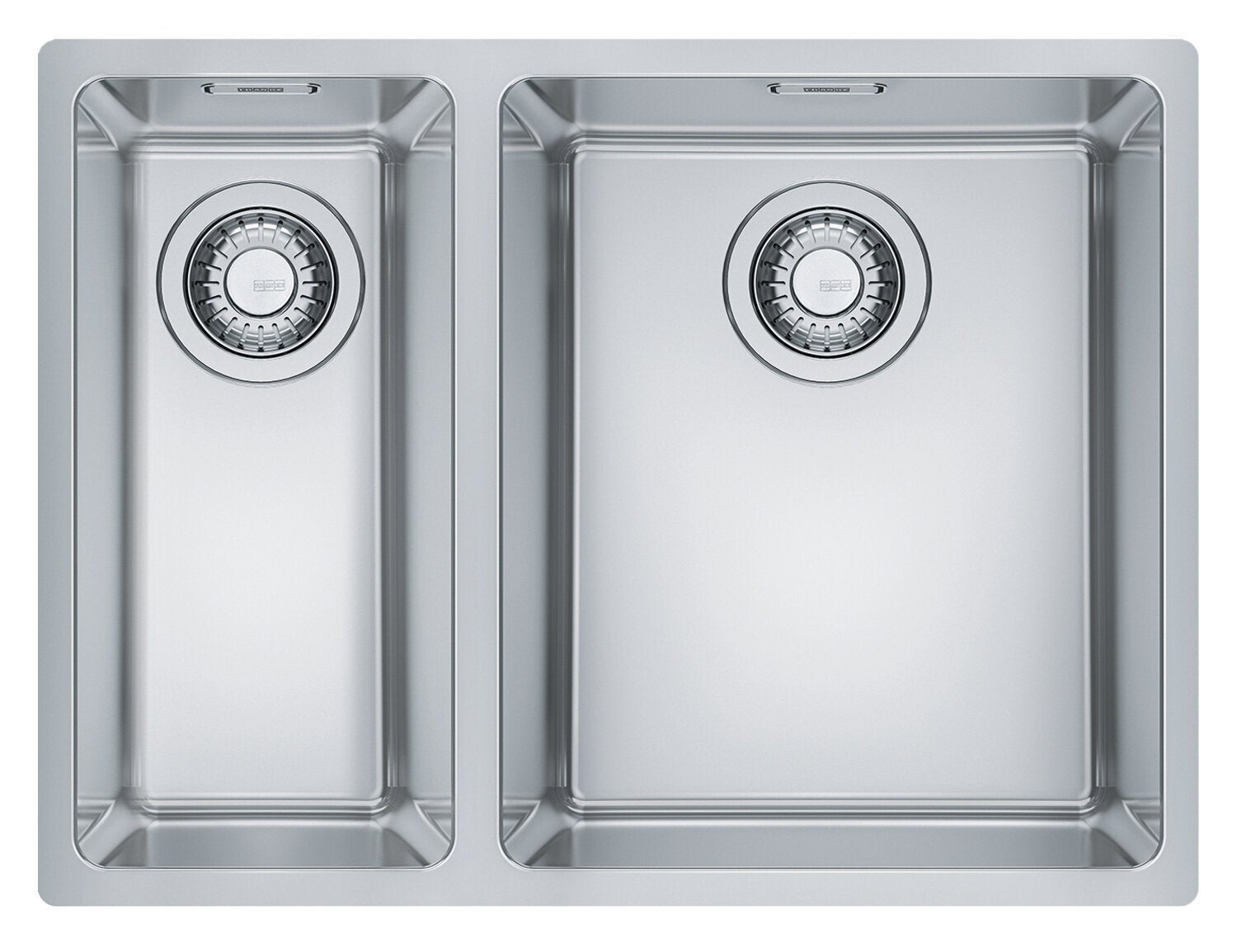 Franke Maris 1 and 1/2 Bowl Sink with Small Bowl Left MRX260-34/19SBL