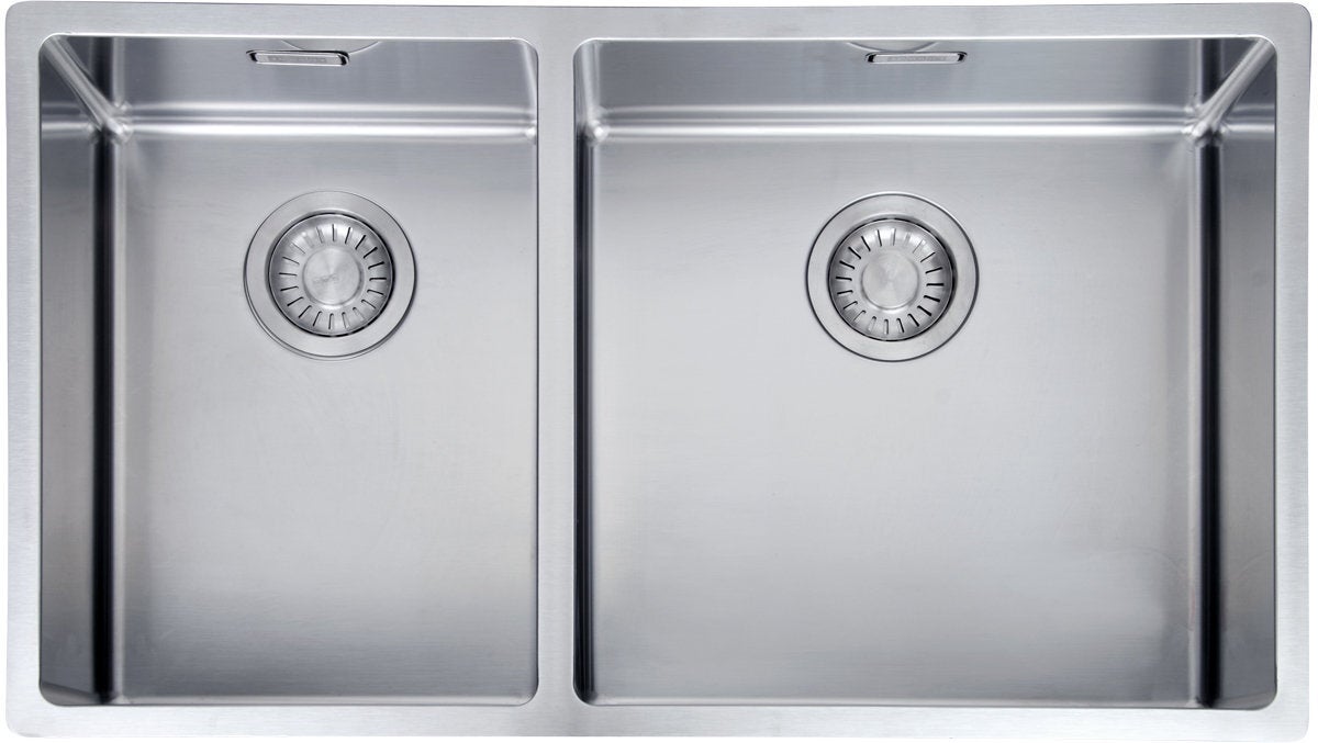 Franke Bolero 3/4 and 1 Bowl Sink with Small Bowl Left BOX220-42/29SBL