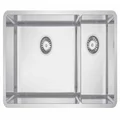 Abey LUA221 Lucia 1 and 3/4 Topmount or Undermount Bowl Sink