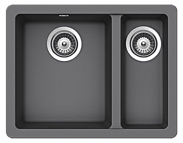 Abey QN-150CR Schock Quadro 1 and 1/2 Bowl Sink