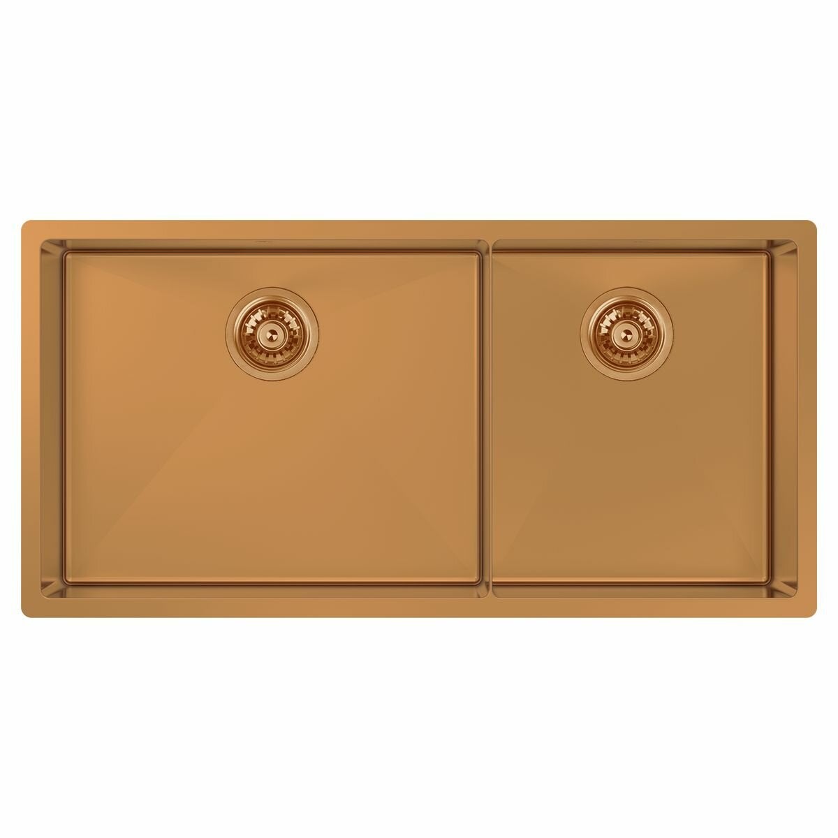 Abey Piazza 1 and 3/4 Square Bowl Sink Copper CR500DCO