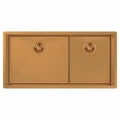 Abey Piazza 1 and 3/4 Square Bowl Sink Copper CR500DCO