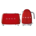 Smeg Kettle and Four Slice Toaster Breakfast Pack Red KLF04RDAUTSF03RDAU