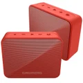 Grundig SOLO Portable Bluetooth Two Speaker Pack Red GLR7751-2PK