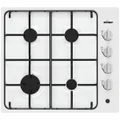 Chef 60cm Natural Gas Battery Ignition Cooktop White CHG642WC