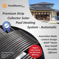 Premium Quality 12sqm PoolMasterpro Solar Pool Heating System - Automatic Kit