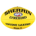 Sherrin Lyrebird Australian Rules Ball Yellow 2