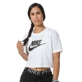 Nike Womens Sportswear Essential Cropped Tee White M