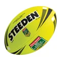 Steeden NRL Mighty Touch Trainer Ball Fluoro Yellow 5