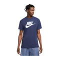 Nike Mens Sportswear Icon Futura Tee Navy M