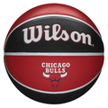 Wilson NBA Team Tribute Bulls Basketball Red/Black 7