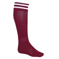 Burley Football Socks Maroon / White US 12 - 14