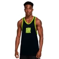 Nike Mens Dri-FIT Starting Five Basketball Jersey Black/Green XXL