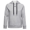 Under Armour Womens Rival Fleece HB Pullover Hoodie Grey XS