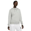 Nike Womens Sportswear Club Fleece Funnel-Neck Hoodie Grey XS