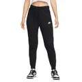Nike Womens Sportswear Club Fleece Slim Jogger Pants Black/White XS