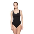Speedo Womens Contour Motion Swimsuit Black / White 16 16