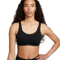 Nike Womens Dri-FIT Alate Coverage Light Support Sports Bra Black M A-B