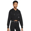 Nike Air Womens Full Zip Fleece Hoodie Black L