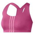 adidas Womens Powerimpact Training Medium Support Sports Bra Pink L A-C