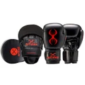 Sting Armaforce Boxing Gloves and Focus Mitt Combo Kit Black 10 Oz