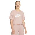 Nike Womens Sportswear Essential Cropped Tee Pink L