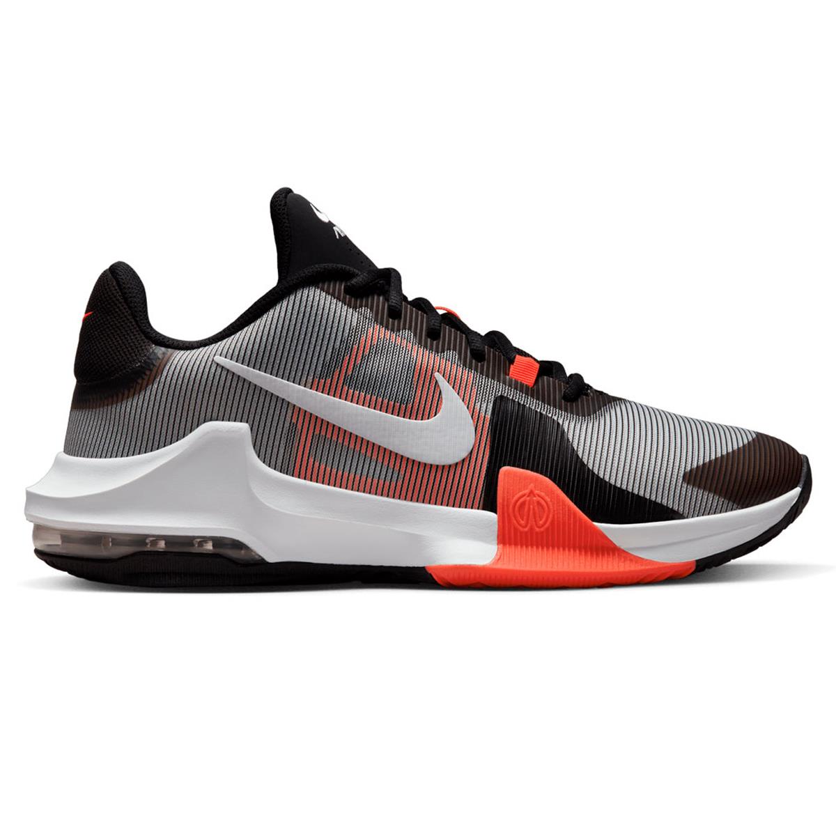Nike Air Max Impact 4 Basketball Shoes Black/White US Mens 8.5 / Womens 10