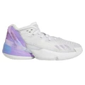 adidas D.O.N. Issue 4 Basketball Shoes Grey/Purple US Mens 8 / Womens 9