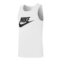 Nike Mens Sportswear Icon Futura Tank White L