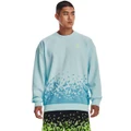 Under Armour Mens Curry Sour Then Sweet Crew Sweatshirt Teal XL
