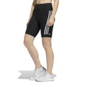 adidas Womens Optime Trainicons 3-Stripes Bike Shorts Black S