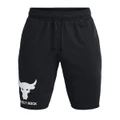 Under Armour Project Rock Mens Terry Shorts Black S