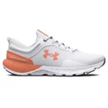 Under Armour Charged Escape 4 Womens Running Shoes White/Orange US 6