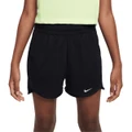 Nike Girls Dri-FIT Breezy High Rise Shorts Black XS