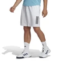 adidas Mens AEROREADY Club 3-Stripes Tennis Shorts White S