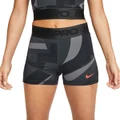 Nike Pro Womens Dri-FIT Mid Rise 3 Inch Training Shorts Black XL