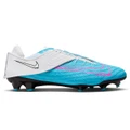 Nike Phantom GT2 Academy FlyEase Football Boots Blue/Pink US Mens 5 / Womens 6.5