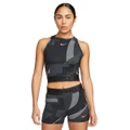 Nike Pro Womens Dri-FIT Cropped Training Tank Black M