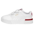 Puma Carina 2.0 Red Thread Toddlers Shoes White/Red US 6