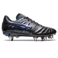 Asics Lethal Warno ST3 Rugby Boots Black/Blue US Mens 10 / Womens 11.5