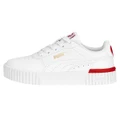 Puma Carina 2.0 Red Thread PS Kids Casual Shoes White/Red US 11